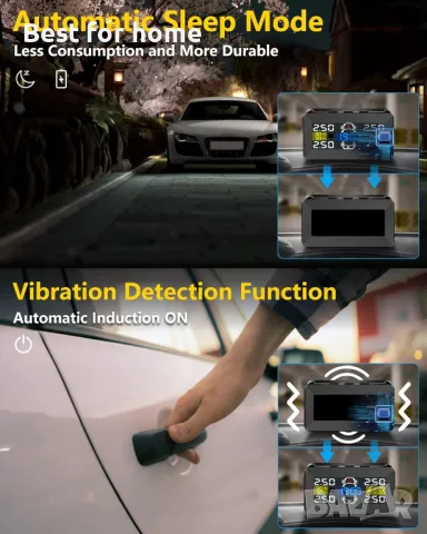 Система за следене на налягането в гумите Vtopek H10-EU5, снимка 7 - Аксесоари и консумативи - 48371751