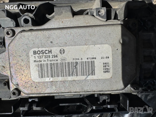 Комплект вентилатор (перка) BOSCH за Mercedes B180 W169 2.0 CDI – OEM 169 505 02 55, снимка 2 - Части - 51398430