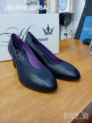 Намаление дам обувки м2009 черни ест.кожа 