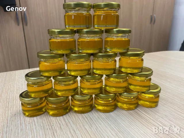 Бурканчета пълни с мед 25 мл. за подаръци, снимка 5 - Други - 50238123