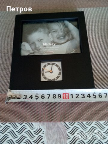 Продавам интересен часовник,с рамка над него за вашата любима снимка.Нов.Кварц., снимка 5 - Други - 40544126