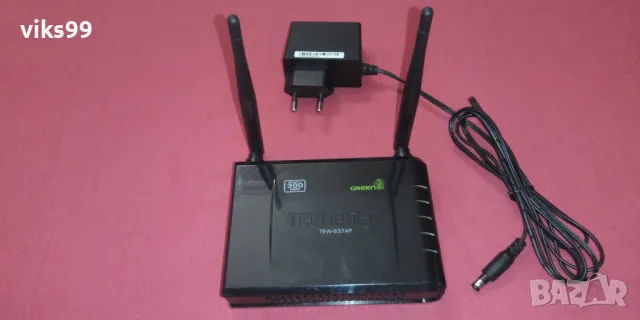 TRENDnet Wireless Easy-N-Upgrader™ 300 Mbps, снимка 2 - Рутери - 49859436
