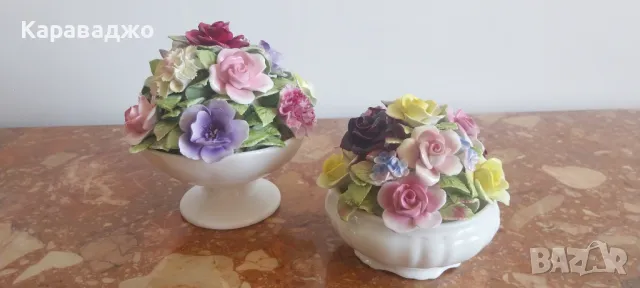 Големи Порцеланови Букети, снимка 7 - Декорация за дома - 50330232