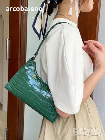 Нова модна релефна ръчна чанта с темпераментен каменен модел, Чанта за рамо, 10цвята, снимка 18 - Чанти - 42067852