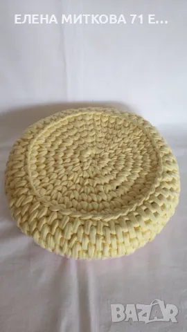 Hand made панери плетени на една кука, снимка 4 - Декорация за дома - 38088753