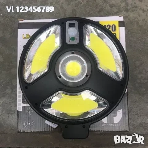 LED СОЛАРНА ЛАМПА- LB1288 B - 120 SMD, снимка 2 - Къмпинг осветление - 52267808