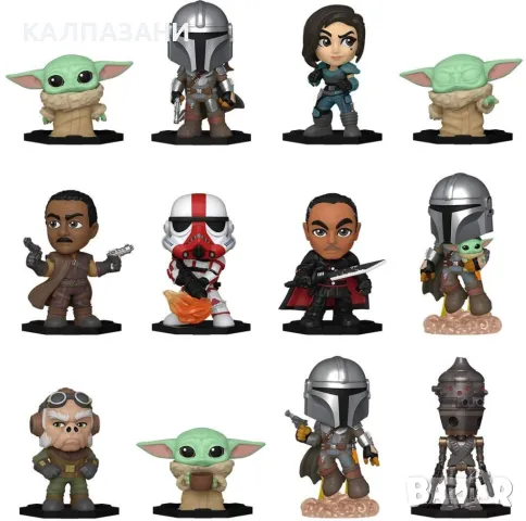 Мини фигура The Mandalorian - Mystery Mini Blind Box, снимка 2 - Фигурки - 48877481