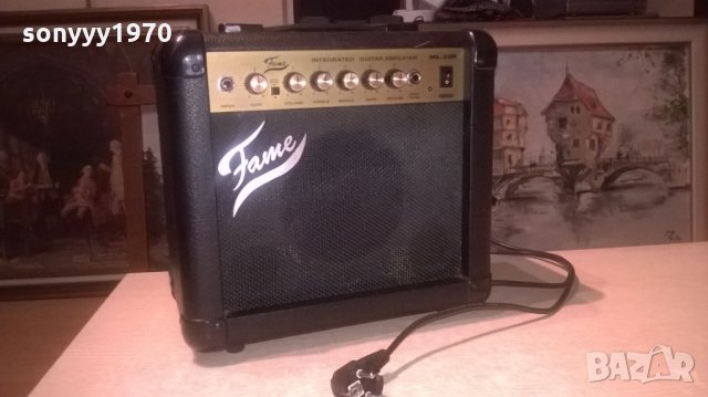 fame ml-20r guitar amplifier-33х31х17см-внос холандия, снимка 3 - Ресийвъри, усилватели, смесителни пултове - 27820697