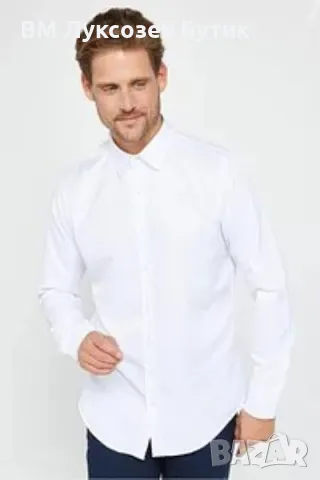 🎯 TUDORS БЯЛА СЛИМ РИЗА ЗА МЪЖЕ – КЛАСИКА С МОДЕРЕН ОБРАТ!