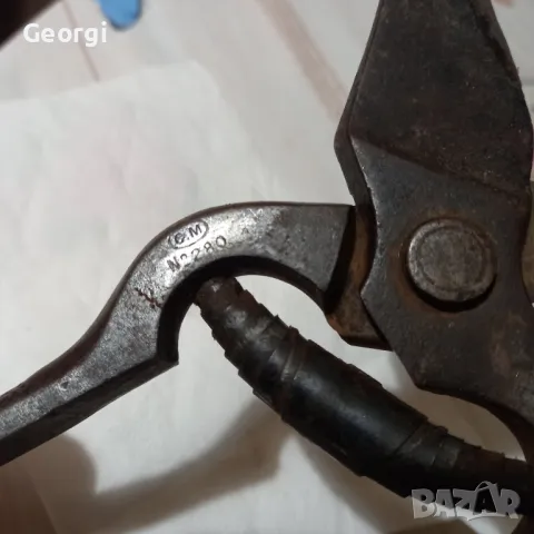 немска стара лозарска ножица има маркировка на нея, снимка 4 - Градински инструменти - 49507356