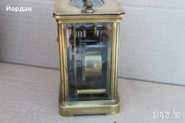 Стар каретен бронзов пътнически часовник , снимка 8 - Антикварни и старинни предмети - 50099272