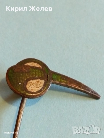 Винтидж емайлирана значка MZ Motorradwerk производител на Мотоциклети бившата ГДР 52873, снимка 8 - Колекции - 53081699