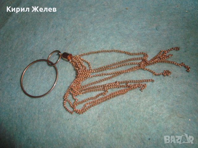 КРАСИВА СТОМАНЕНА ПОЗЛАТЕНА АРТ ВИСУЛКА УКРАШЕНИЕ БИЖУ НАКИТ АКСЕСОАР 20762, снимка 2 - Други - 35364470