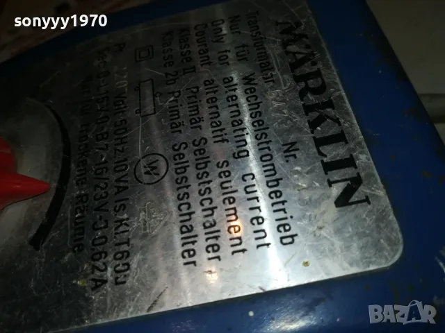 MARKLIN TRAFO-MADE IN GERMANY-ВНОС SWISS 0501251902, снимка 15 - Мрежови адаптери - 48560702