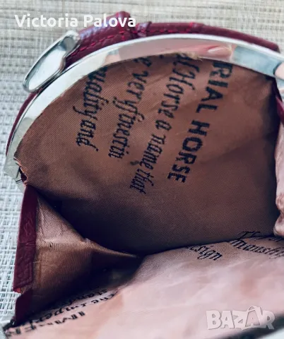 Дамско портмоне IMPERIAL HORSE естествена кожа, снимка 7 - Портфейли, портмонета - 47583234