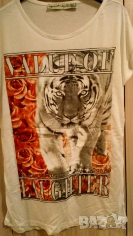 Памучна тениска , снимка 2 - Тениски - 36771407