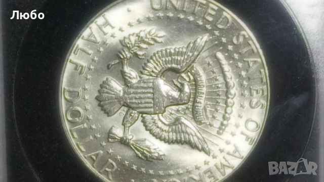 половин долар сребро 1964г, снимка 4 - Нумизматика и бонистика - 52432156