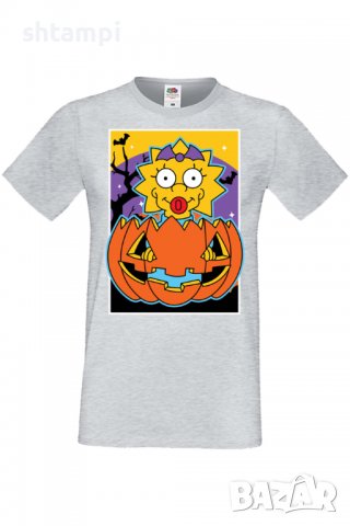 Мъжка тениска The Simpsons Maggie Simpson 03,Halloween,Хелоуин,Празник,Забавление,Изненада,Обичаи,, снимка 5 - Тениски - 38137468