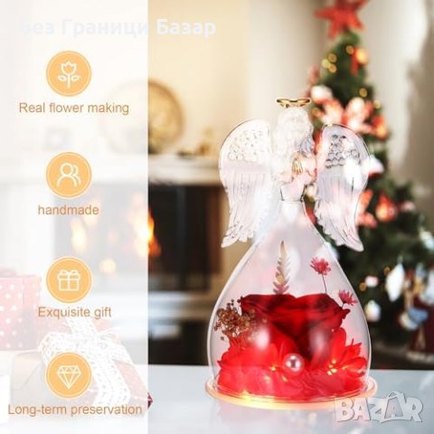Нов Уникален Подарък Роза с LED за Специални Поводи жени любов, снимка 4 - Други стоки за дома - 43557188