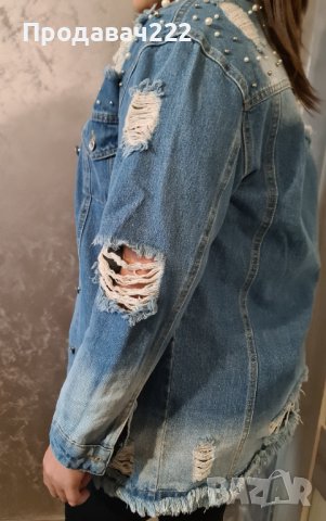 Дънково яке, снимка 2 - Якета - 36991839