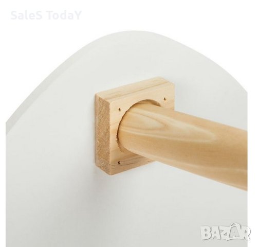 Помощна маса, декоративна, МДФ, бял, 38,5х38,5х39см, снимка 2 - Маси - 43086389