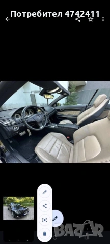Продава се Мercedes-Е класа 2012 г.кабриолет AMG пакет перфектно състояние обслужена топ може и барт, снимка 13 - Автомобили и джипове - 53534082