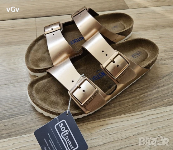 Дамски чехли Birkenstock Arizona - 38, снимка 4 - Чехли - 51391956