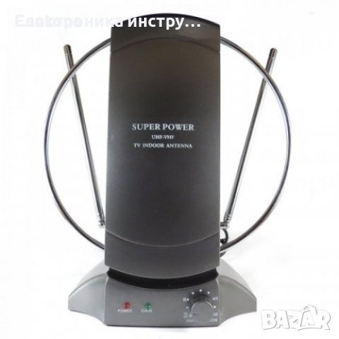 Стайна антена с вграден усилвател за цифрова TV и радио VHFUHFFM