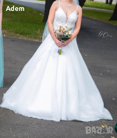 Маркова булченска рокля, снимка 3 - Сватбени рокли - 38575124