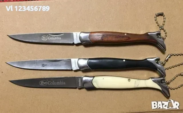 Джобен нож Columbia В3006d - 75х175мм/дамско краче/, снимка 4 - Ножове - 50741387