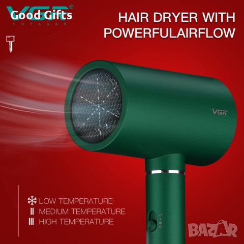 Професионален сешоар VGR V-431, снимка 4 - Сешоари - 42989158