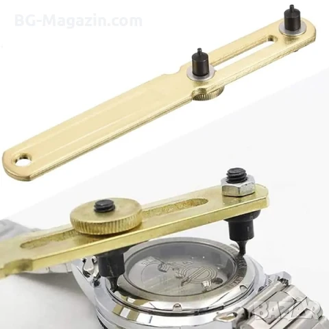 Професионален часовникарски инструмент отварачка за часовници капаци до 50мм за часовникари ремонт, снимка 7 - Други инструменти - 50987578