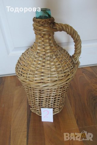 плетени дамаджани, снимка 3 - Антикварни и старинни предмети - 37864767