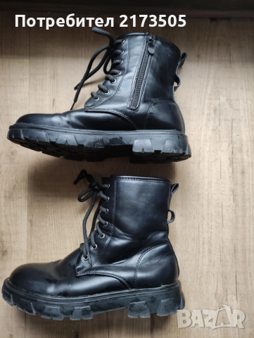 Черни ботички, снимка 3 - Дамски боти - 52811899