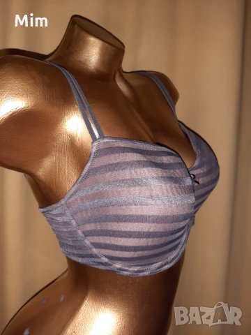 70 F PRIMA Donna  Луксозен сив сутиен , снимка 2 - Бельо - 34779015