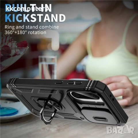 Samsung Galaxy A36 5G / A56 5G Удароустойчив Ring Holder Калъф и Протектор, снимка 11 - Калъфи, кейсове - 50797679