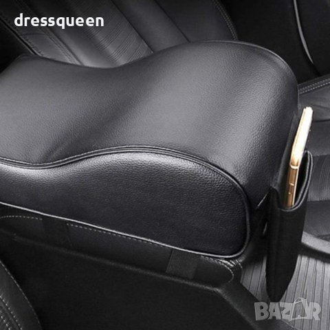 3336 Кожена възглавничка за подлакътник на автомобил с джоб за телефон, снимка 8 - Аксесоари и консумативи - 44906503