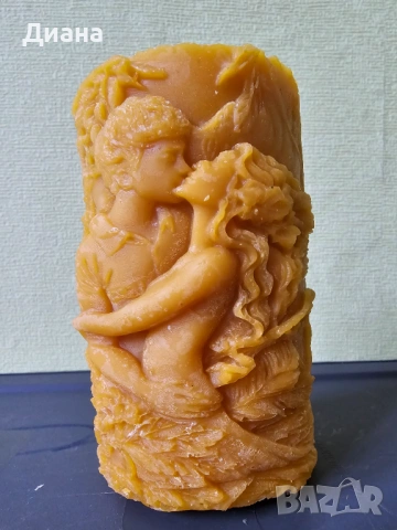 Свещи от пчелен восък и соев восък, снимка 3 - Други - 53562564