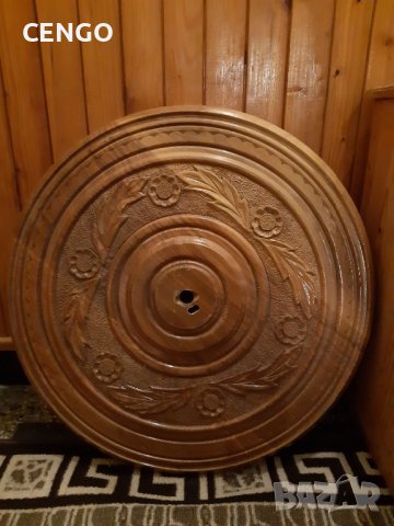 Розетки за полилей от орехово дърво, снимка 2 - Полилеи - 43787895