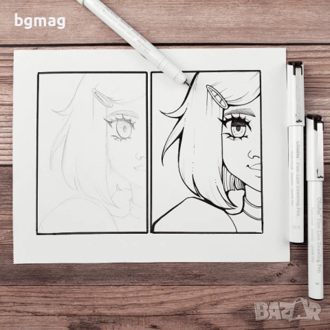 Ohuhu Art Marker Set-маркери-тънкописци,  комплект 8 размера/дебелини, снимка 11 - Ученически пособия, канцеларски материали - 52146676