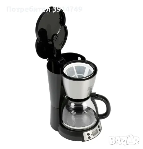 Кафемашина за шварц кафе, кана 1,5 л, таймер, 900W, постоянен филтър, LCD дисплей, *НОВА*, снимка 2 - Кафемашини - 47544363