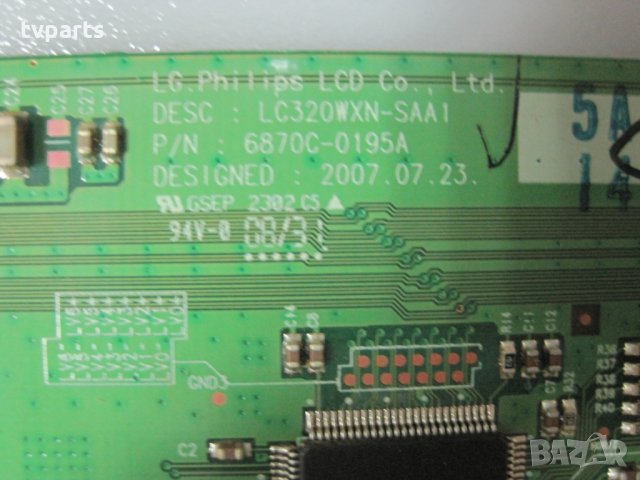 Т-CON борд 6870C-0195A LC320WXN-SAA1 Panasonic Tx-L32C10PS 100% работещ, снимка 2 - Части и Платки - 27379046