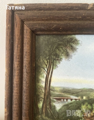 Винтидж керамична плочка, Villeroy & Boch, живопис, снимка 6 - Картини - 53136374