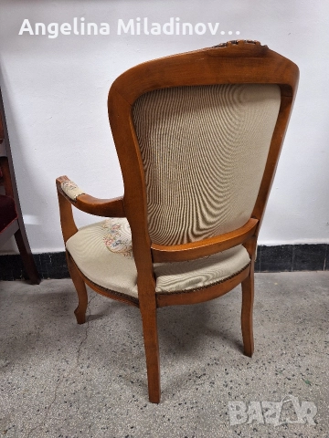 Винтидж кресло Луи XV Ромео и Жулиета , снимка 7 - Дивани и мека мебел - 52926273