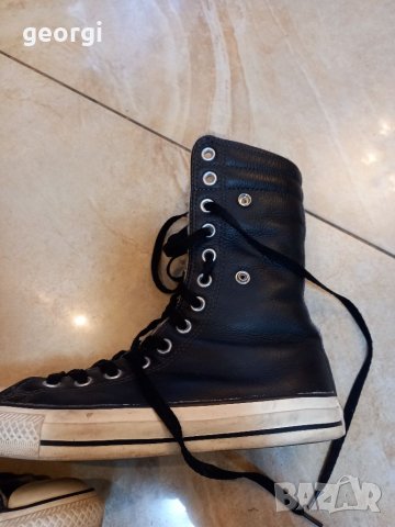 Зимни кецове Converse естествена кожа   4/4, снимка 4 - Кецове - 39022696