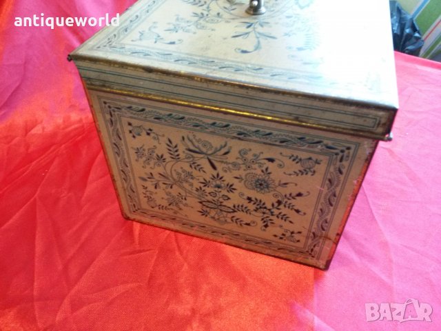 Голяма Стара Ламаринена Кутия тип Ракла, снимка 3 - Антикварни и старинни предмети - 27132743