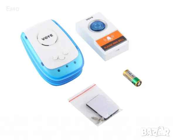 Безжичен звънец - Обхват: до 150 метра , снимка 5 - Други стоки за дома - 48466584