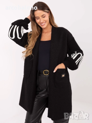 Дамска жилетка от букле с джобове, 4цвята , снимка 15 - Жилетки - 52028469