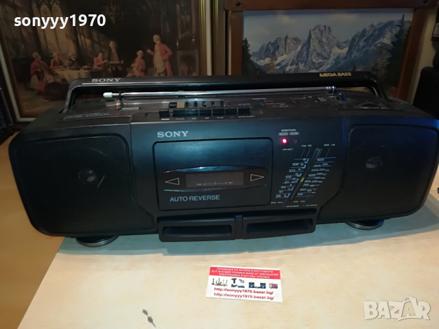 SONY CFS-D30L MEGA BASS & REVERSE 1004222127, снимка 4 - Радиокасетофони, транзистори - 36411852