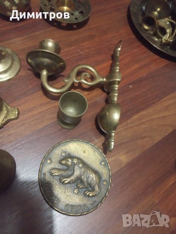 Бронзови свещници, снимка 2 - Други - 39109532